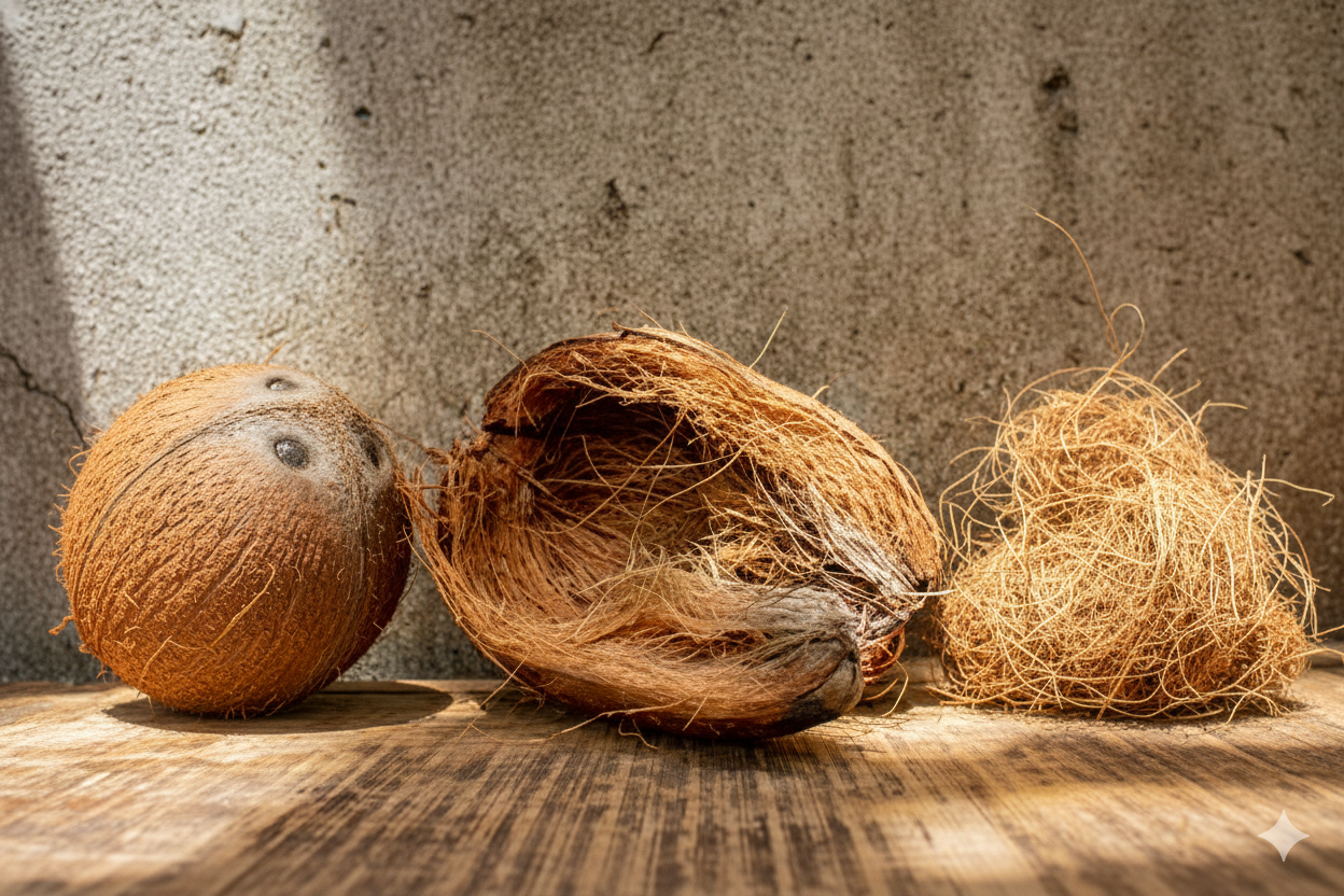 Cococut fiber extraction